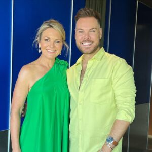 Georgie Gardner Instagram - A technicolor treat with this fave friend @morganhillhair seeing a brilliant production of @josephandtheamazingtechnicolor @capitoltheatresydney 🌈🎶👏