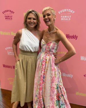 Georgie Gardner Instagram - A total treat today to be at the launch of @jessjrowe first “Everyday” Cookbook. In all her magnificence, she and the AWW have done a fabulous job (& note my attempt at her Mac ‘n’ cheese, tonight’s dinner sorted!)