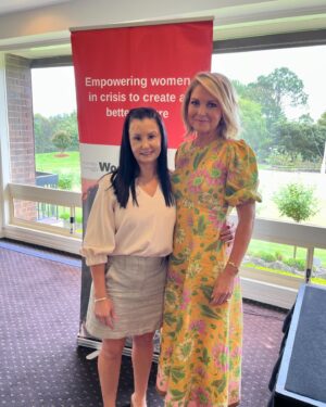 Georgie Gardner Instagram - If you ever wanted the definition of extraordinary, it’s @simonemobrien  Not just a survivor of the most brutal acts of domestic violence but an advocate to call it out and end the scourge.
Thanks HKWS for having us #IWD