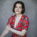 Georgie Henley Instagram – another @alex_cameron portrait accompanying @thetimes profile on Partygate and everything else / thank you again Alex for your gorgeous work and ethos❣️