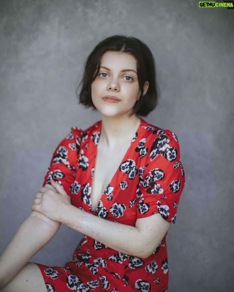Georgie Henley Instagram - another @alex_cameron portrait accompanying @thetimes profile on Partygate and everything else / thank you again Alex for your gorgeous work and ethos❣️