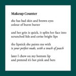 Georgie Henley Instagram - Marking a year since Georgie Henley’s (@georgiehenley) Amphibian leapfrogged into our lives, by sharing this little beauty from the book. Flirty, yearning, and cinematic. Those colours too! Available from fourteenpoems.com! 💄 🐸
