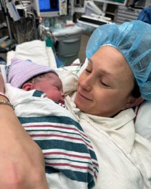 Georgina Bloomberg Instagram - One week since we welcomed this little guy into our family, and let him steal our hearts. Welcome to the world baby Sebastian. 💙 @j_water