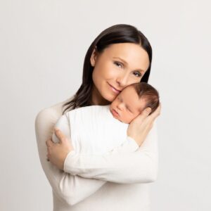 Georgina Bloomberg Instagram - A few of my favorite shots from @glowportraits to celebrate this perfect little guy turning 8 weeks old today. 💙