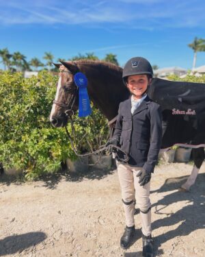 Georgina Bloomberg Instagram - It was quite a weekend for this boy. He helped his baseball team win the first round of the playoffs, his soccer team win their last game of the season, guided Fairytales to 8th in the pony derby, took on his first USEF medal and WIHS equitation classes, jumped his first puddle jumpers classes clean with Nikita, and then to top it all off, was champion and won the classic in the small pony hunter division with Rico Suave. To say I am insanely proud of what this guy has accomplished would be an understatement, but I am even more in awe of the work and effort he puts in, and forever grateful to all of the amazing people who make it possible for him.