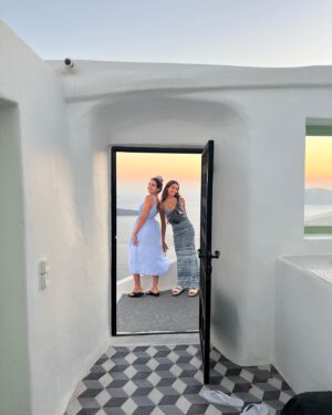 Geraldine Viswanathan Instagram - my precious girlianas in greece 💙!!!!!!!