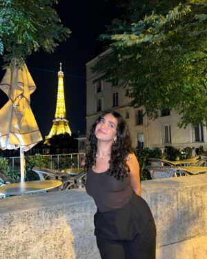 Geraldine Viswanathan Instagram - Emily…. you’re not the only one in Paris babe!!!!!