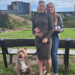 Germaine de Randamie Instagram - Woohoooo we can finally scream it from the top of our lungs “ WE ARE PREGNANT 😍😍” 🎉🥰🎉 we are blessed with our little miracle❤️🙏🏻 expected March 2023. @sam26692 @gerrit121118 #blessed #mommiestobe #baby #teamironlady #germainederandamie #ufc #ufcfighter #utrecht #netherlands