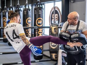 Germaine de Randamie Instagram - It takes a dream to get started, Desire to keep going and determination to finish. @saidelbadaouiofficial @boosterfightgear #teamironlady #germainederandamie #theironlady #utrecht #sbgym #ufc #holland #fitgirl #fitdutchie #tattooedgirl @hydratesportdrinks #blessed #athlete #prouddutchie #mma #fighter