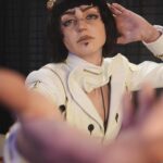 Gibi ASMR Instagram - THE SWEAT OF A LIAR TASTES SWEETER THAN NORMAL ✨✨✨ Bruno vid going up tonight 😩 Bruno’s suit was made by Theomancy Cosplay!