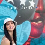 Gimena Gómez Instagram - Latinas be like 🫠🇺🇸 . . . #humor #comedia #latinasbelike #americansbelike #comedy #fun #risa