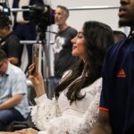 Gimena Gómez Instagram - •| What a weekend! For almost 5 years I’ve seen my now fiancée working hard every day to accomplish his goals. He has taught me perseverance, resistance and resilience as well as many other things. He is not only the new @utsambb head coach now, but also my life coach, too. Thank you so much to the people of San Antonio for the warm welcome! We are so blessed to be a part of this community! Go Runners! 🤙🏻 |• . . . #roadrunners #utsambb #utsaconference #sanantonio #coachclaunch