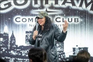 Gina Brillon Instagram - Repost from @gothamcomedy
•
We’re excited to have the hilarious Gina Brillon record her next special in Gotham Comedy Club on June 27. Grab tickets while you can for this special show! Ticketlink in bio!

📸 @mikebryknyc