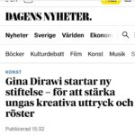 Gina Dirawi Instagram - Tack för den fina responsen angående @ginadirawifoundation ! Vi har redan fått in många ansökningar, men vi vill såklart ha in fler! Är du gymansieelev i Sundsvall och utövar något typ av konstnärligt arbete eller vill nominera en kompis, in på www.ginadirawifoundation.com och ansök till stipendiet idag❤️