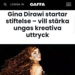 Gina Dirawi Instagram - Tack för den fina responsen angående @ginadirawifoundation ! Vi har redan fått in många ansökningar, men vi vill såklart ha in fler! Är du gymansieelev i Sundsvall och utövar något typ av konstnärligt arbete eller vill nominera en kompis, in på www.ginadirawifoundation.com och ansök till stipendiet idag❤️