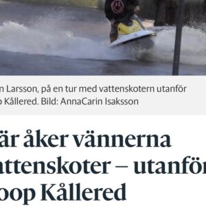 Gina Dirawi Instagram - Vad ska en kvinna behöva göra för att få åka jet-ski utanför Coop?