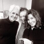 Gina Gershon Instagram – Still getting over sharing my dressing room with these 2 legends, Joan Baez and Laurie Anderson- Laurie was running around getting the show together- i was trying to act normal putting on my make up before the show as Joan asked if Id mind if she rehearsed her songs- ummm no Joan Baez that would be fine. So I was basically serenaded as I applied my look. What a lovely incredible calm energy she has. Felt very blessed that night. My 2nd time playing my Jawsharp at Carnegie Hall- then this on top of it.  Its important to acknowledge the good days. @joancbaezofficial @laurieandersonofficial @carnegiehall