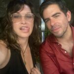 Gina Gershon Instagram – Happy Birthday to this Wonderful Maniac. ❤️❤️❤️🥳 @realeliroth 🎩🎂🥂🔪🪓🧨🪚⚙️#happybirthday. Let Them Eat Cake.