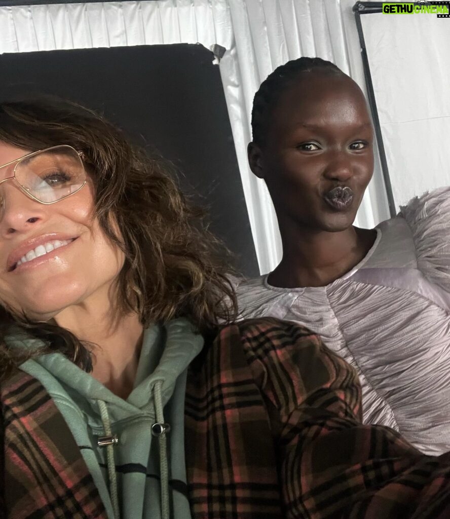 Gina Gershon Instagram - What a blast it was to walk Collina Strada AW24 show today. Great vibes all around. Thanks for having me! Congrats to Hillary @_collina and @charlieengman for a super groovy show. And thanks @emikaneko for making me look good! @collinastrada #strongwomen #stronger #nyfw