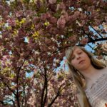 Gina Gershon Instagram – Cherry blossoms, friends and Godkids. #sunday