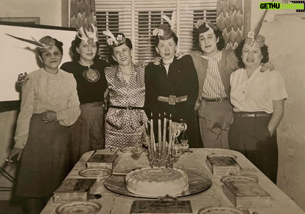 Gina Gershon Instagram - My Grandma and Great Aunt really knew how to throw A Galentine’s Day party back then in ol’ Cheyenne! Love to all you lovers out there , love to all you singles out there, Love to All on Valentines Day- be the Love. #love #happyvalentinesday #happygalentinesday - nothing like your great girlfriends!❤️❤️💕💕❤️💃💃💃