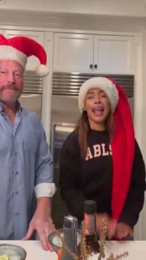 Gina Torres Instagram - This was much harder than I ever thought it could be 🥴🤣 My deepest appreciation to all the creative #Mixologists out there and my biggest inspiration @bevsbybeverly  from who I borrow and learn from often.
#HappyNewYear Everyone. May this year bring us all closer to lives of peace joy equality and saftey ✨💕🙏🏽 #OnlyLoveIsReal ❤️ #PracticeKindness #DrinkResponsibly  1)smoky mezcal magarita 2)Jumpin Jack Flash 3) Partridge in a Pear Tree 4) Raspberry French 75 with a kiss o tequila 5) Apple Pie Cocktail 6) The Hemingway Daiquiri 7)Pomegranate Rose Cosmo 8)White Christmas Coconut Margarita 9)The Pain Killer 10) Churro Cocktail 11) Hollywoood Splash 12) Smores Coffee Cocktail  and…..Champagne 🌹