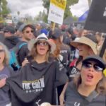 Gina Torres Instagram - #Latinasactingup showed up and made some noise!!! This is how we started, and THIS is what we will continue to do-SHOW UP. We show up for each other, our community, our Unions!! We raise the volume and raise visibility. We stand in solidarity with our crew brothers & sisters. Without the crew…nothing moves. Y punto. ✊🏽🙌🏽💪🏽 📸Thank you @londonentertainmentgroup @iamjerryjerome @annettemlesure • • #unionstrong #solidaridad #latinas