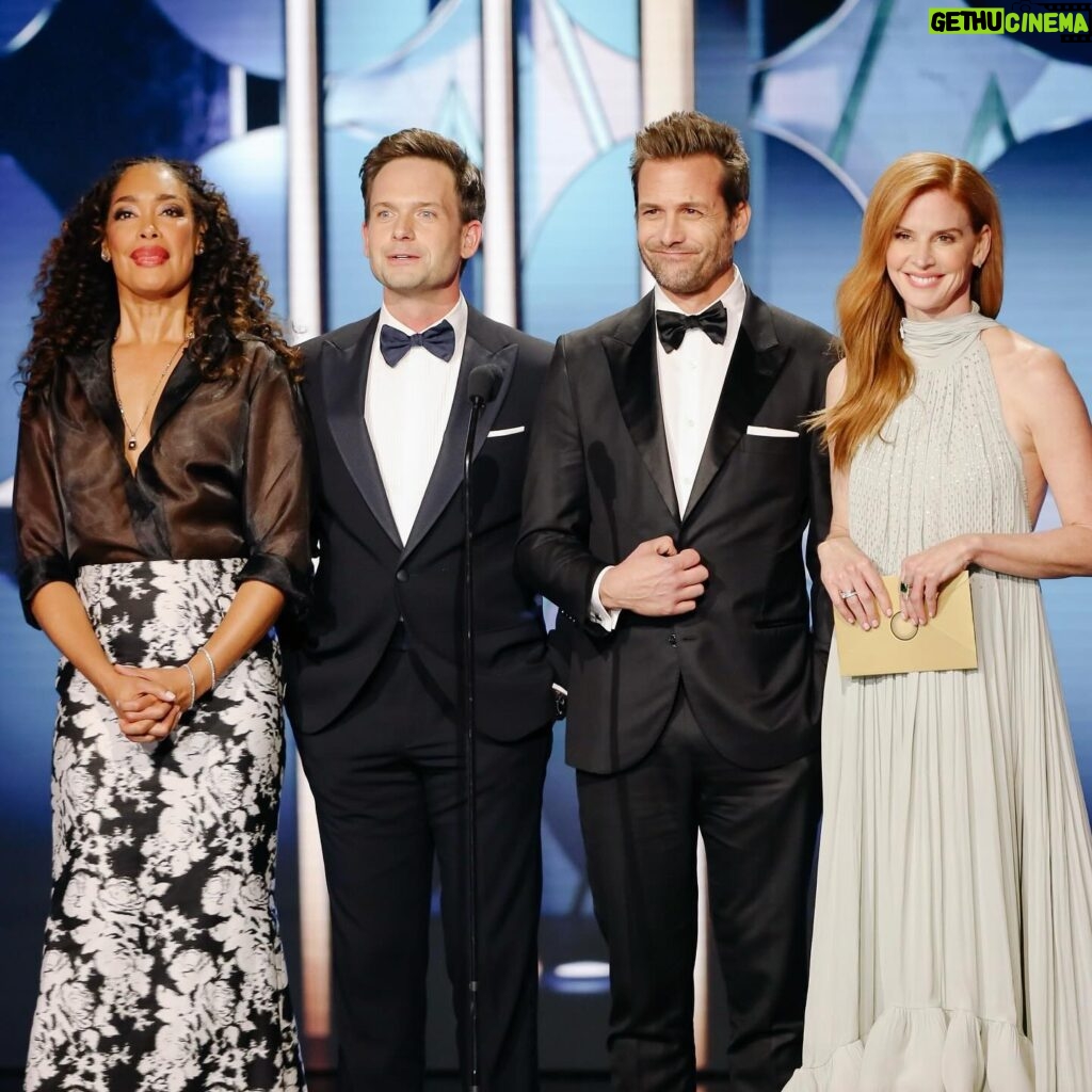 Gina Torres Instagram - Last night’s #GoldenGlobes gave us the #Suits reunion we’ve all been waiting for! Swipe through to see the highlights. 🤩
