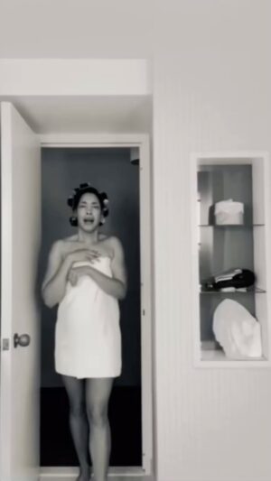Gina Torres Instagram - Putting my best foot and face forward today.
Excited to share soon!