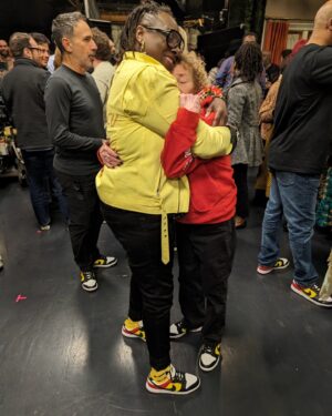 Gina Yashere Instagram - This week I said an emotional goodbye to my life changing show @bobheartsabishola.  5 years ago, a meeting with Chuck Lorre changed the course of my life & career, & myself and a talented group of people wrote 95 episodes of groundbreaking TV, brought to life by a most amazing team of people, from the cast, to directors ,costume, lighting, grips, set dressers, and props.
We became a family, & I will miss them all. 
Creating & playing Kemi was the greatest of honours. I loved every second of it & I'll miss her SO MUCH.
I will take what I've learnt & hopefully create more stories while also helping my friends do the same.
This isn't the end. Just a new beginning.
I thank you all for your support, and I'm forever grateful.
ONWARDS & UPWARDS