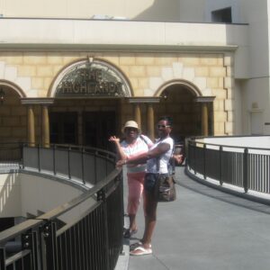 Gina Yashere Instagram - It's been a sad couple of weeks for me. 
Those of you who've read my book will know my friends James 'Rocky' Williams & his wife Bernice.
I met Rocky as a young fledgling elevator engineer, when he was flown over from NYC to London to help us build the elevators at the Canary Wharf Tower.
Seeing the racist & sexist abuse I was suffering as the first woman engineer, he took me under his wing.  I met his wife Bernice, a few months after we met, when I visited NYC. She welcomed me into her home, and wouldn't let me near a McDonald's for the next few weeks, as she cooked hearty Caribbean food, & wouldn't allow me in her kitchen, which was fine by me 🤣
They pretty much adopted me into their lives, with their son Rawle, and for the last 30 years, they have been my American family.
I had no idea that when I sent a limo to their house to pick them up & bring them to my show in NYC last summer, as that was the only way I could force them to sit thru an hour of me swearing, that that would be the last time I'd be able to spoil them both. 
I received a call 2 weeks ago that Bernice had fallen ill.
I spoke to her on the phone briefly & grabbed a flight from LA. By the time I got there, she was non verbal, but was aware of her surroundings. Her hospital room was full of family, friends & everybody who loved her. And I was glad I was able to hold her hand & kiss her goodbye before she passed 2 days after I arrived.
I flew back to NYC this week for her ceremony. And tho it was sad, she received the most beautiful send off from her church and her entire community.
I'm glad Rocky & Rawle are surrounded by their loving extended family.
These are pics from when they visited me in LA, back in 2011 in my little one bed in Hollywood.
We had a blast, & I was looking forward to hosting them again, this time at my house, where they wouldn't have to sleep on a rickety sofabed from Craigslist, but it wasn't meant to be. 
Bernice was kind, sweet, & had these big, expressive eyes, & I will miss her lilting Trinidadian accent & her laugh. 
Rest well Bernice. Love you. 💔