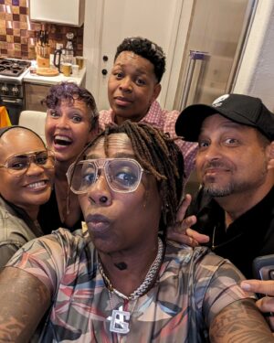 Gina Yashere Instagram - What a weekend! It's Aries season & my birthday happened to fall on a Saturday between the recordings of the last 2 episodes ever of my life changing show @bobheartsabishola, so why not throw a house party, & see how many songs we can do the  Electric slide to? 🤣
Thanks to everybody who came out to celebrate with me, & my 3, yes 3!!! DJs, @kgsuperstar, @kristilomax, @djasha
A great way to put a full stop, or period for you Americans 😜 on this beautiful chapter of my life.

Had to get in the sauna, do half an hour of stretches, hit myself with a massage gun,  hang upside down on my inversion table, then hit my knees with some red light therapy, just so I could walk Sunday morning, but I feel nothing but GRATITUDE