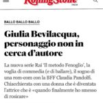 Giulia Bevilacqua Instagram – Su @rollingstoneitalia una chiacchiera davvero piacevole e divertente con la Del Zanno 😜❤️
(@kinechia non vedo l’ora di fare la prossima…)
Per parlare del Metodo Fenoglio e di tanto altro.
Grazie 
@kinechia @rollingstoneitalia
@othersrl @vaneboz @la_sara_kane 
@mirkomorelliphoto 
@simonebelliagency @giulialuciani_mua @luigisiciliano86 
@sandroparis