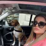 Giulia Elettra Gorietti Instagram - Date all’uomo un cane e la sua anima sarà guarita 💖 . . . . . . . #dog #maraya #giuliaelettrago #amstaff #pitbull #amabili #mydog #mylove