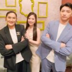 Gladys Tsai Instagram - 好久沒跟錢姊小傑一起合體了！ 是我愛的全明星錢傑CP #想念那些一起熱血的日子 👗 @aliceandolivia 💄 @yunnietang_makeup #love #life #work #mc #host #pressconference #ootd #生活 #日常 #工作 #主持 #主持人 #記者會