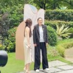 Gladys Tsai Instagram - 好久沒跟錢姊小傑一起合體了！ 是我愛的全明星錢傑CP #想念那些一起熱血的日子 👗 @aliceandolivia 💄 @yunnietang_makeup #love #life #work #mc #host #pressconference #ootd #生活 #日常 #工作 #主持 #主持人 #記者會
