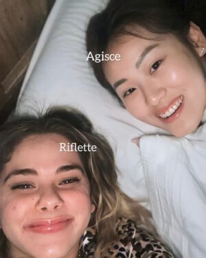 Glenda Resta Instagram - Oggi mi ero imparanoiata per una cosa… e mi sono messa a letto, poi mi hai videochiamata e mi sono scordata di tutto, ti voglio bene, mi manchi 💓🌷🫂