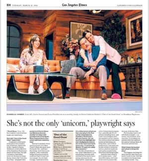 Gloria Calderón Kellett Instagram - The reviews are in and they are great (not that it matters but it matters, ya know?) — so grateful for all of the love we’ve already gotten & excited to see what the next steps are for this little play. ❤️🪅