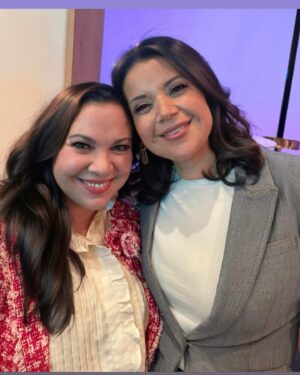 Gloria Calderón Kellett Instagram - Had an incredible night engaging with the Vice President, discussing vital issues that matter to my community. Grateful for this opportunity to gather.