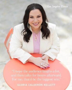 Gloria Calderón Kellett Instagram - Gloria Calderón Kellett says the title of her new play, “One of the Good Ones,” echoes hows she’s been received during her time as one of the few Latina showrunners in Hollywood.

“When I did #OneDayAtATime, all people were interested in talking about was my Latinidad,” says Calderón Kellett. “I’m happy to talk about it, because I love who I am and I’m proud of my parents and where they came from, but it’s all people wanted to talk about. And I would get it from both sides, from the white perspective and from the Latino perspective — this sort of zoo animal fascination with what it’s like to be a non-white-man telling stories.”

The world-premiere comedy is the first Latine commission in the 100-year history of the Tony-winning Pasadena Playhouse — a landmark worth celebrating, though sorely overdue for a Los Angeles theater company.

Read Calderón Kellett’s full interview with The Times’ at the link in @latimes_entertainment’s bio.

Credit @myung_chun; Jeff Lorch
