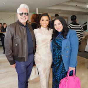 Gloria Calderón Kellett Instagram - Thank you @arianadebose for hosting this beautiful event celebrating our wonderful @evalongoria - we will NEVER get tired of singing her praises cause she deserves them all! And thank you for a morning of community and connection!

Dress: @dvf 
Blazer: @veronicabeard 
Jewels: @melindamaria_jewelry 
Purse: @milly 
Styling & glam: Me

Location: Mandarin Oriental Residences Beverly Hills @mo_residencesbeverlyhills @shvo