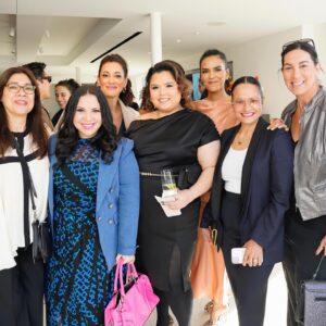 Gloria Calderón Kellett Instagram - Thank you @arianadebose for hosting this beautiful event celebrating our wonderful @evalongoria - we will NEVER get tired of singing her praises cause she deserves them all! And thank you for a morning of community and connection!

Dress: @dvf 
Blazer: @veronicabeard 
Jewels: @melindamaria_jewelry 
Purse: @milly 
Styling & glam: Me

Location: Mandarin Oriental Residences Beverly Hills @mo_residencesbeverlyhills @shvo