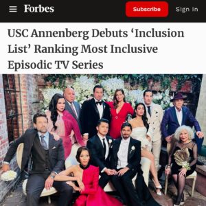 Gloria Calderón Kellett Instagram - So proud that @withloveonprime & @thehorrorofdoloresroach are featured in this inclusion list. And I am honored to be one of the top 20 producers hiring inclusively in front of and behind the camera! Thank you @inclusionists @forbes ❤️