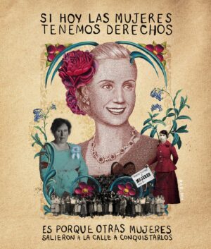 Gloria Carrá Instagram - Votemos por un país donde se pueda salir a la calle a pelear por nuestros derechos. 

Siempre en democracia. 

Gracias @mar.dcv por tu arte ❤️✨