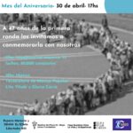 Gloria Carrá Instagram - Les esperamos mañana 30 de abril para conmemorar los 47 años de la primera ronda. 🖌 A las 17hs inauguramos la muestra "13 luchas. 30.000 corazones" de Paula Gimenez, Dirección de DD.HH y Memoria de Gral. Las Heras. 🎹 18hs música por Lito Vitale y Gloria Carrá y la Tecnicatura de Música Popular. 📍@espaciomemoria Libertador 8151