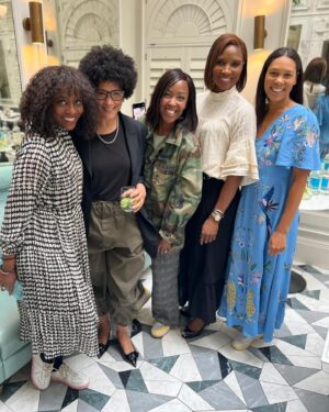 Golda Rosheuvel Instagram - Such an honour to  Celebrate  @realdeniselewis, and @beverleyknight. Women coming together 
to show love and support for one another. 

@botanica_kensington 
@100queensgate Thank you for having us.

@monsoon
@moltonbrown showing the love. 

Big up @karasmith11 for bringing us all together. The love is real. 💋