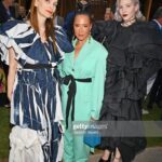 Golda Rosheuvel Instagram - An incredible evening spent at ‘The Serpentine Summer Party’ with the Such inspiring women @roksandailincic and @archhades, @sumi_v Thank you @serpentineuk summer is officially here. Wearing @roksandailincic Hair: @luciajosephine_ Makeup: Martina Romeo for @maccosmetics