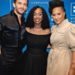Golda Rosheuvel Instagram - About last night…. @humanrightscampaign Gave us a night to remember! Reunited with @jbayleaf ❤️ The Giants in the room. The women who have shaped my life and soooo many others. @shondarhimes @hrcpresident @therealdebbieallen @lenawaithe @phyliciarashad @dgcomedy We see you. We Thank you. #lgbtq community #allyship