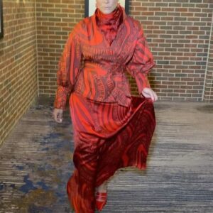 Golda Rosheuvel Instagram - National Museum of African American History and Culture. @smithsonian 

Wearing : @alietteny 
Shoes: @kalda_shoes 
Jewellery: @dinosaur_designs 

Style: @georgmedley Hair: @dionnesmithhair Makeup: @kennethsohmakeup