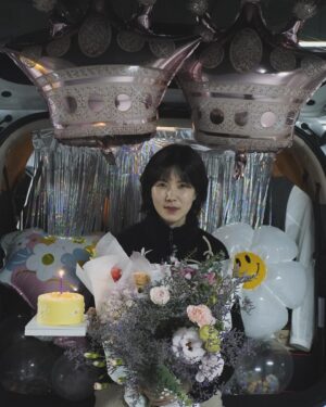 Gong Min-jeung Instagram - 주란이 안녕 행복하자🌸 고맙습니다🙆🏼‍♀️